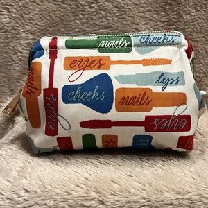 POTTERY BARN Brushed Frame Cosmetic Bag